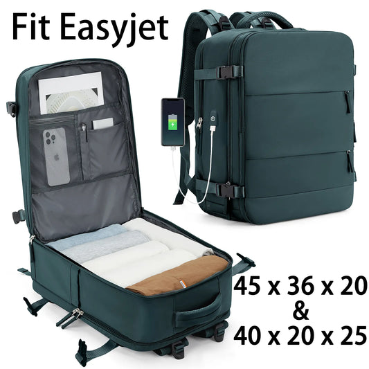 Cabin Size Travel Backpack : Easyjet & Ryanair Compatible